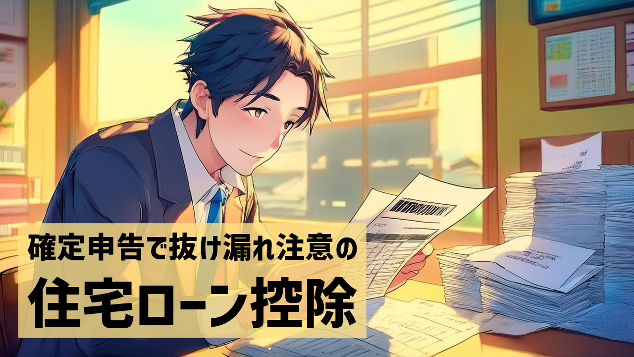 確定申告で抜け漏れ注意の住宅ローン控除