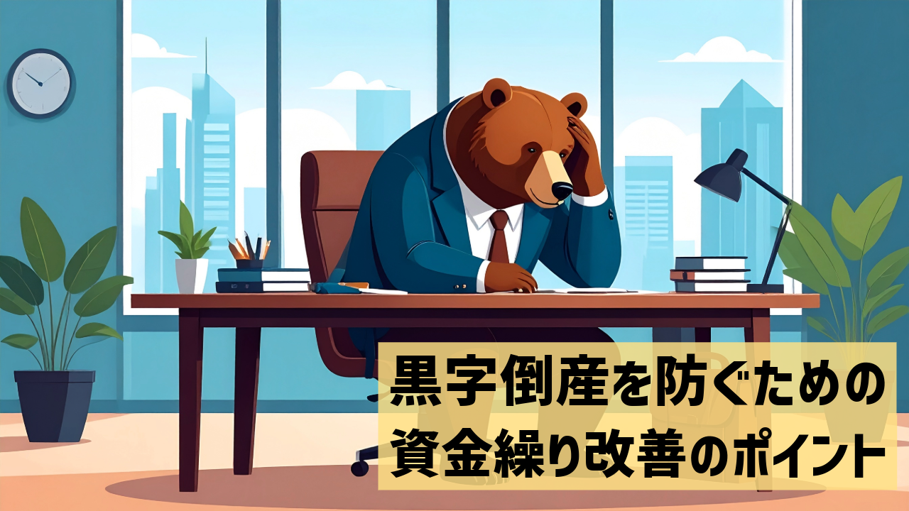 黒字倒産を防ぐための資金繰り改善のポイント