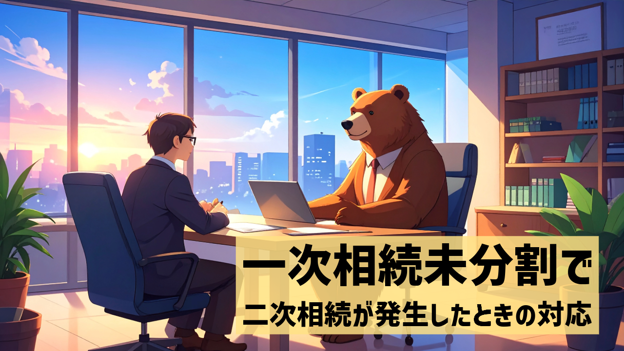 一次相続未分割で二次相続が発生したときの対応