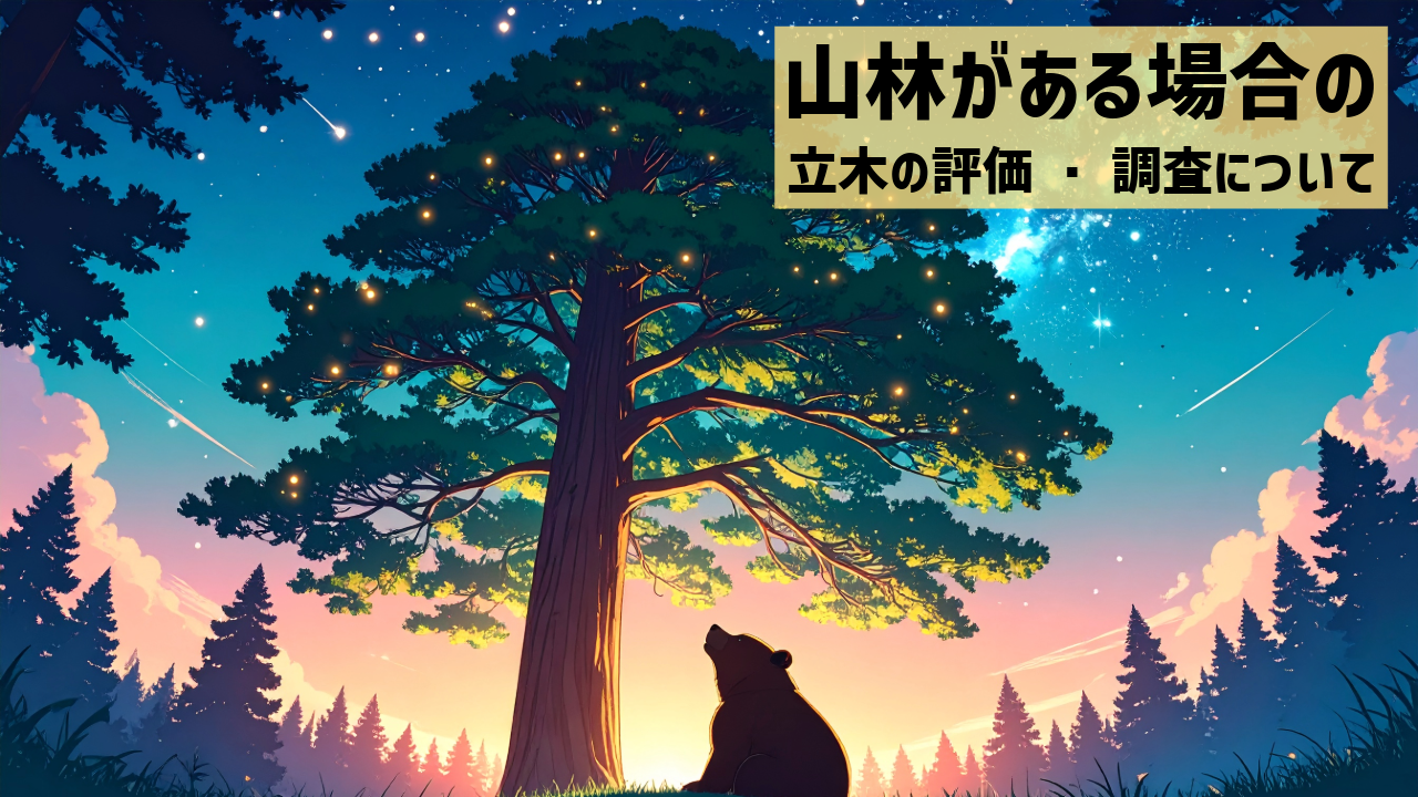 山林がある場合の立木の評価・調査について