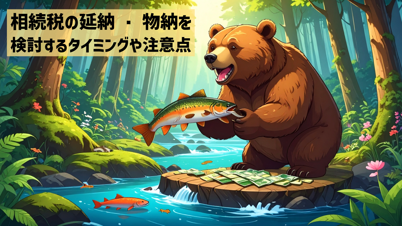 相続税の延納・物納を検討するタイミングや注意点