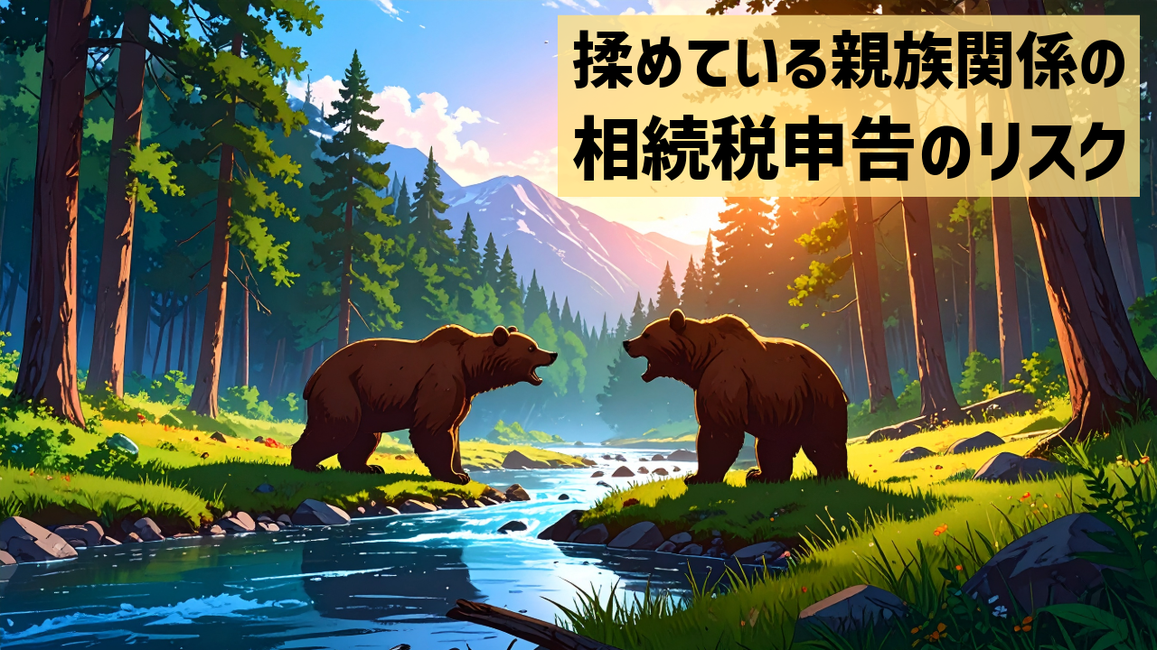 揉めている親族関係の相続税申告のリスク