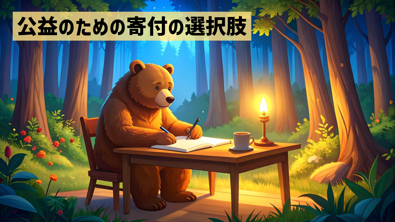 公益のために財産を使ってほしいと思ったときの選択肢