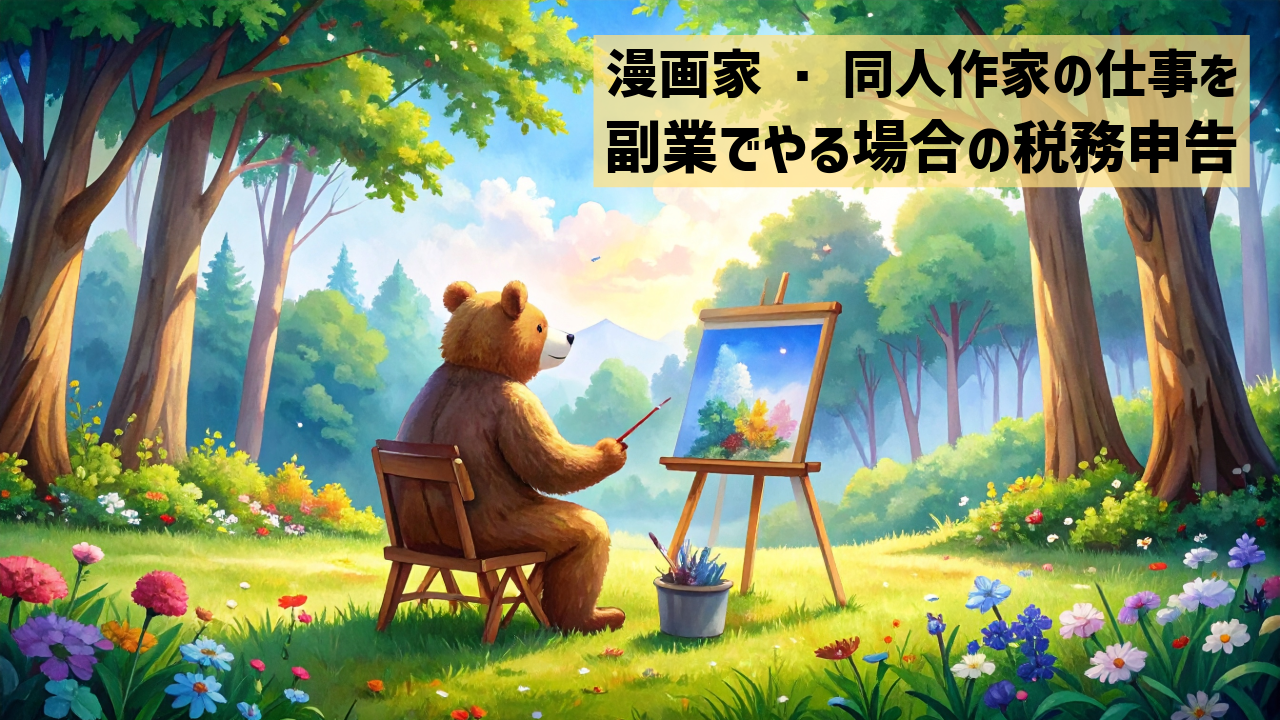 副業漫画家の税務申告