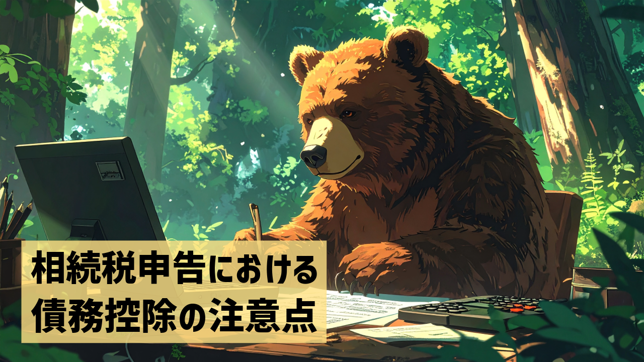 相続税申告における債務控除の注意点